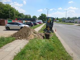 Wykop pod słup elektroenergetyczny (2)